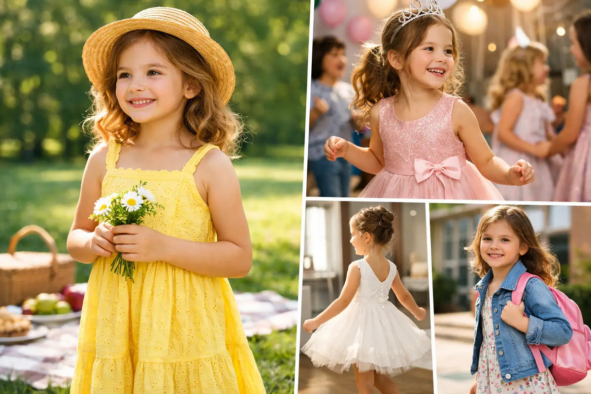 Girls Dresses for Every Plan on Her Calendar