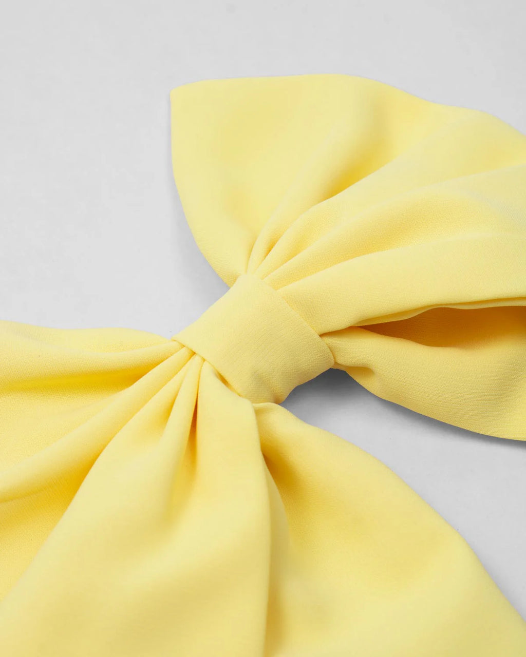 Yellow Bow Hair Clip for Girls