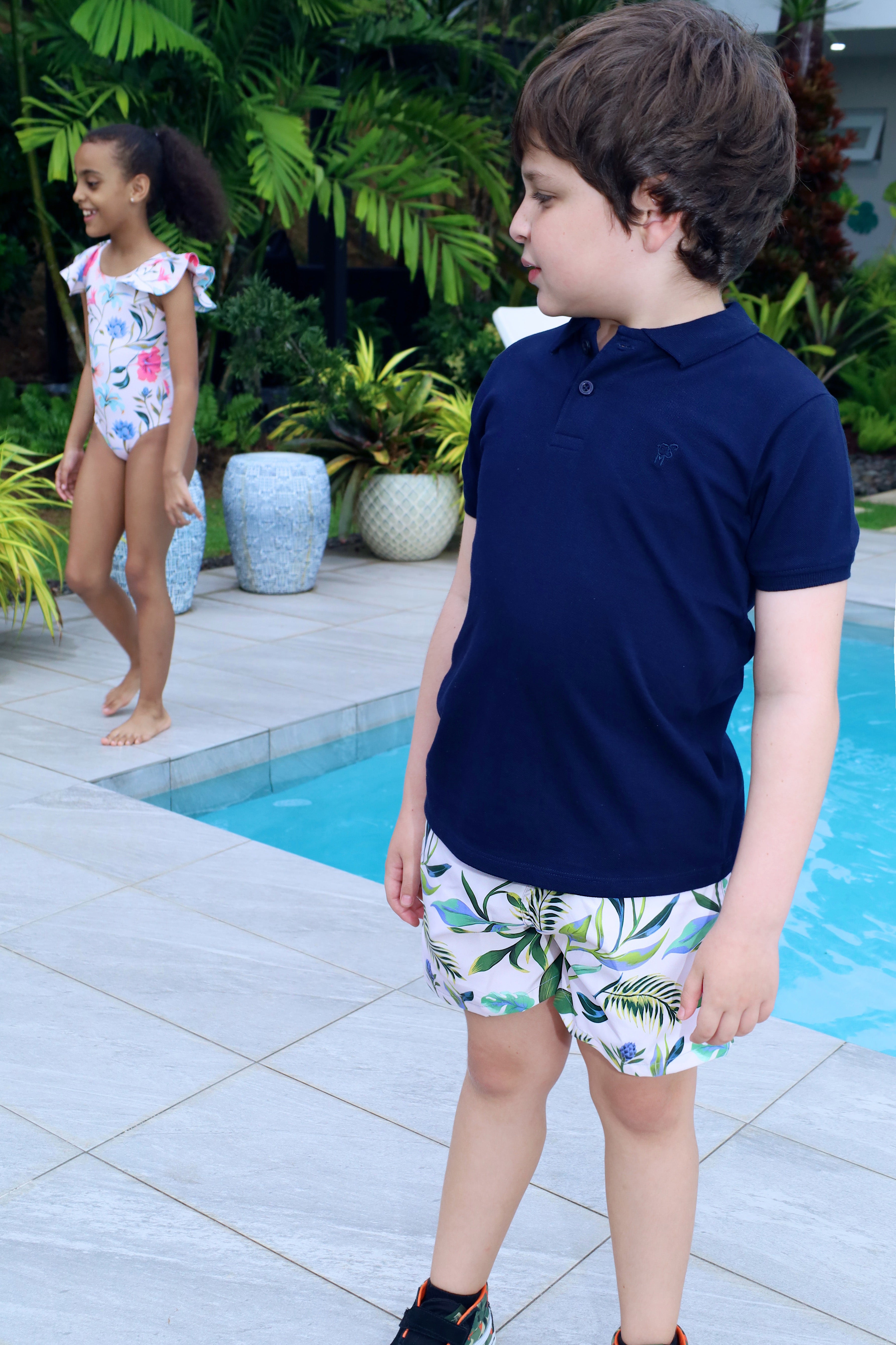 Boys´s floral paradise swim trunks