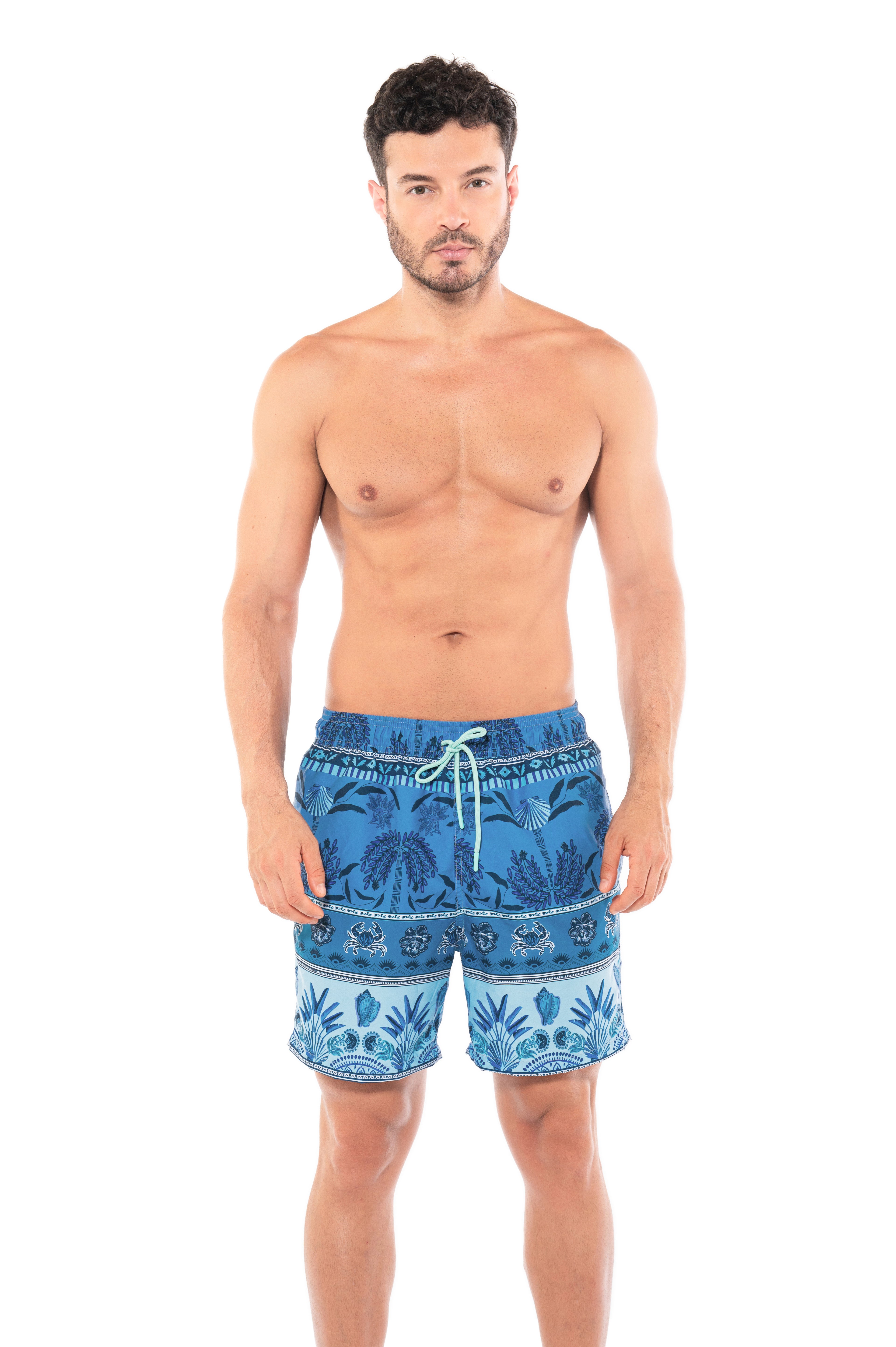Men´s tropical sky swim trunks